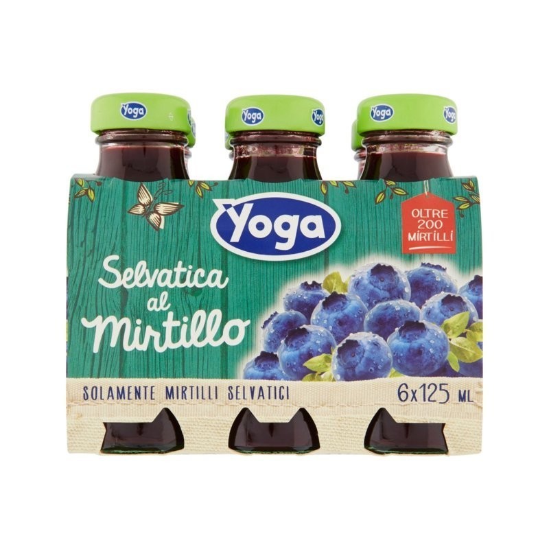 8001440114298 Yoga Optimum Succo Selvatica Al Mirtillo 6x125ml