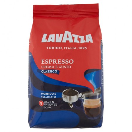 8000070038974 LAVAZZA CAFFE' CREMA & GUSTO CLASSICO GRANI 1000GR