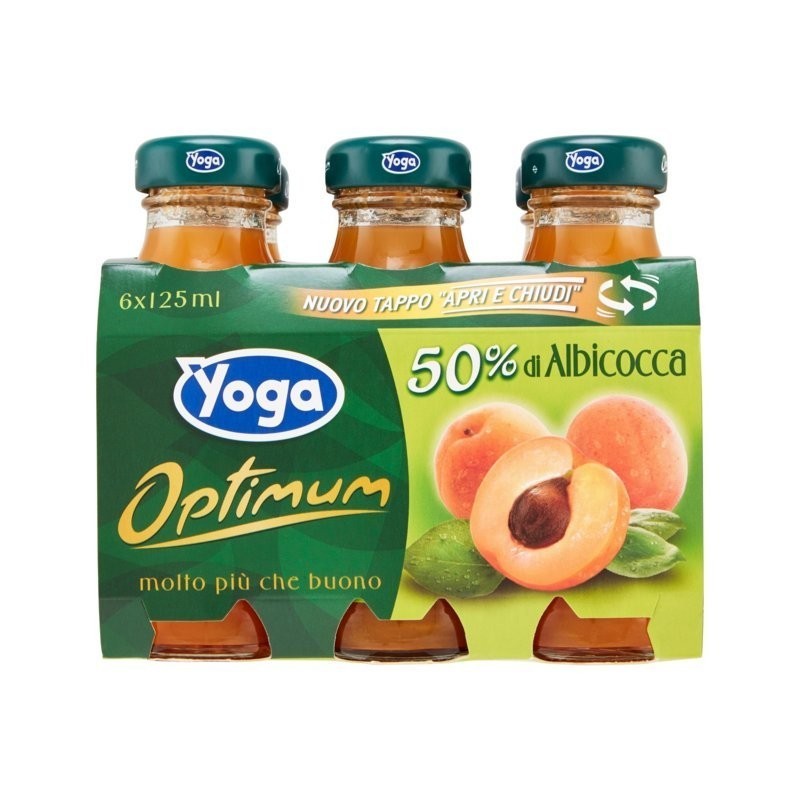 Yoga Optimum Succo Albicocca 6x125ml