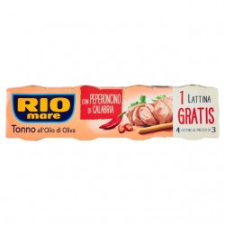 8004030177017 Rio Mare Tonno Olio Oliva Piccante 3+1x80gr