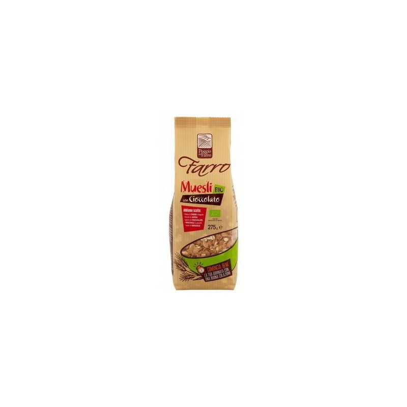 Poggio Del Farro Bio Muesli Con Cioccolato 275gr