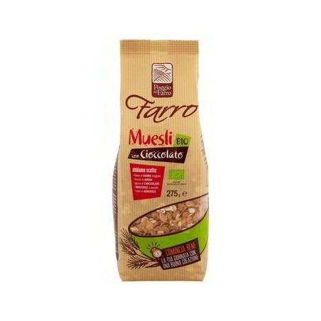 8033413347532 Poggio Del Farro Bio Muesli Con Cioccolato 275gr