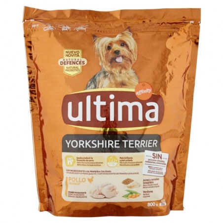 8410650157313 Ultima Dog Crocchette Mini York Shire 800gr