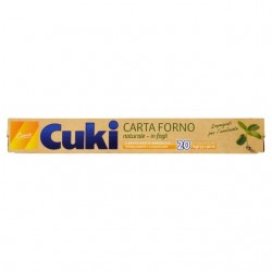 Cuki Bio Carta Forno Fogli 20pz