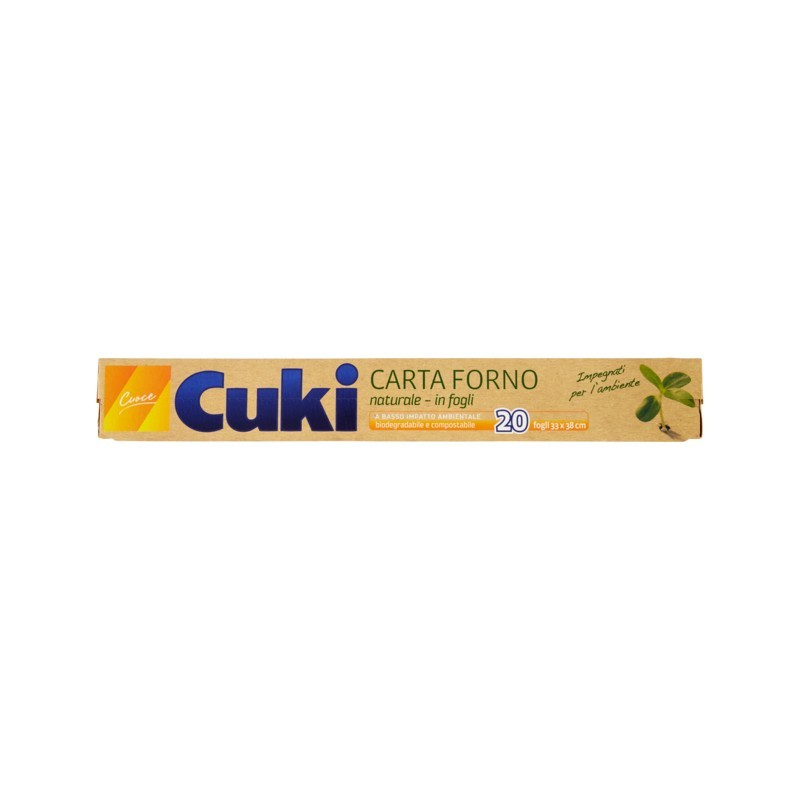 Cuki Bio Carta Forno Fogli 20pz