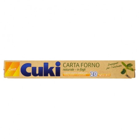 8003980130424 Cuki Bio Carta Forno Fogli 20pz