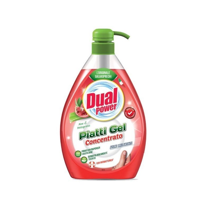 Dual Power Piatti Aloe E Melograno Con Dispenser 1000ml