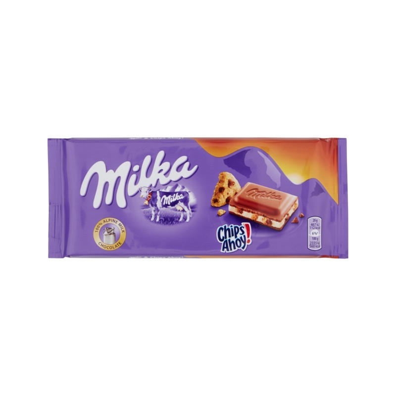 Milka Tavoletta Chips Ahoy! 100gr