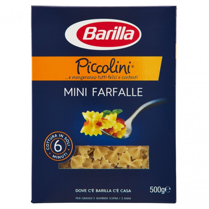 8076809523820 Barilla Piccolini 064 Mini Farfalle 500gr