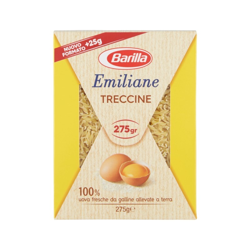 8076809573153 Barilla Emiliane Pastina All'uovo Treccine 275gr