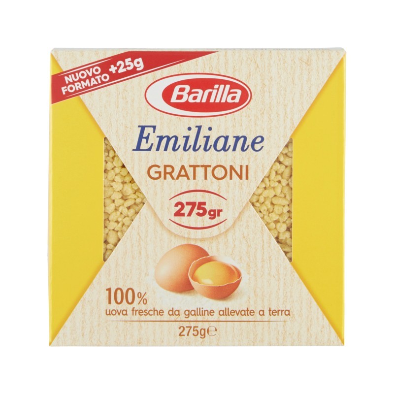 8076809573146 Barilla Emiliane Pastina All'uovo Grattoni 275gr