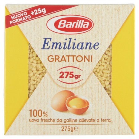 8076809573146 Barilla Emiliane Pastina All'uovo Grattoni 275gr