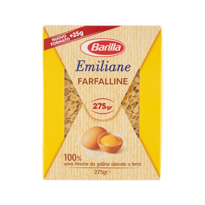 Barilla Emiliane Pastina All'uovo Farfalline 275gr