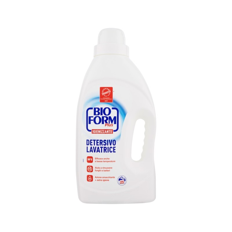 8003640020386 Bio Form Plus Detersivo Lavatrice Igienizzante 25 Misurini 1625ml