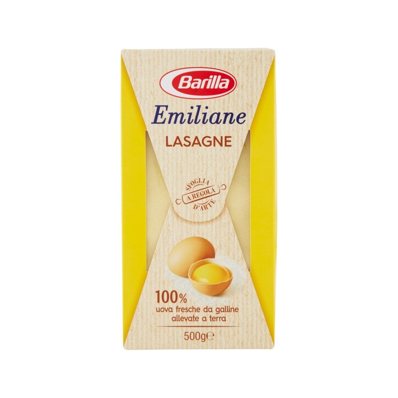 Barilla Emiliane 199 Lasagne Gialle Uovo 500gr