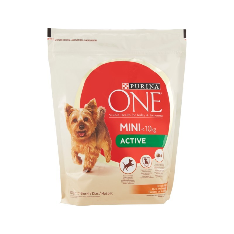 7613034147486 Purina One My Dog Is Active Crocchette Pollo E Riso 800gr