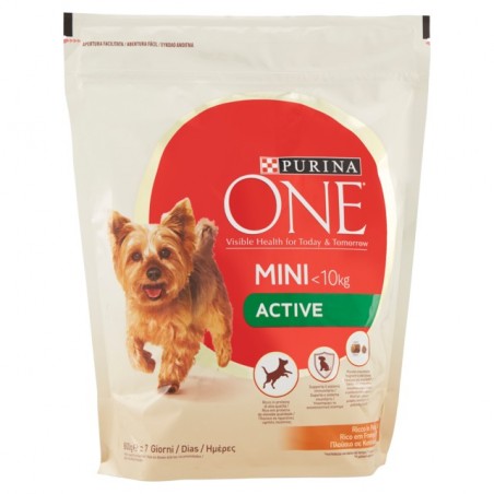 7613034147486 Purina One My Dog Is Active Crocchette Pollo E Riso 800gr