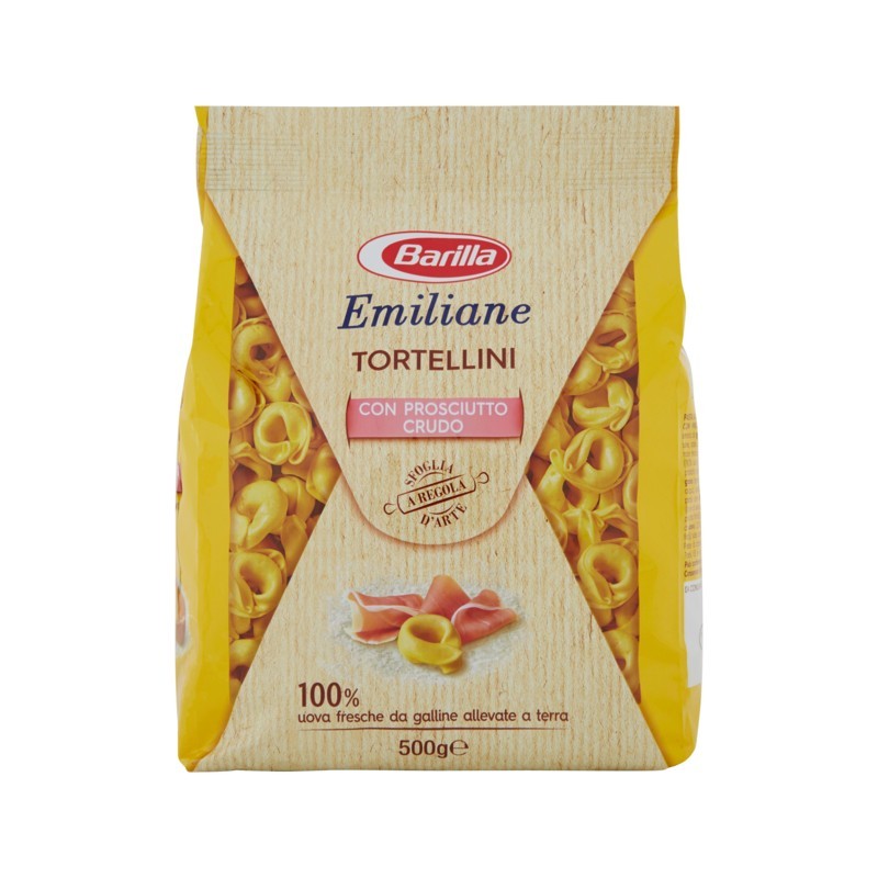 Barilla Emiliane Tortellini Prosciutto Crudo 500gr