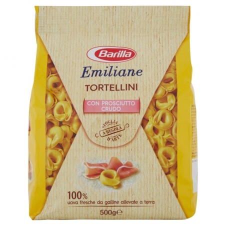 8076809522977 Barilla Emiliane Tortellini Prosciutto Crudo 500gr