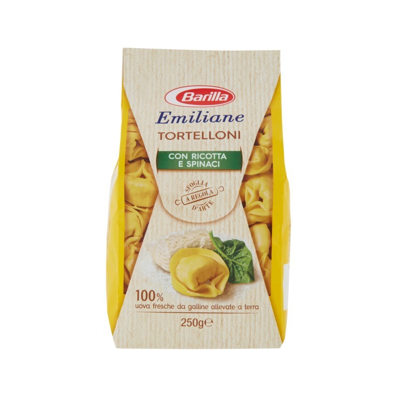 8076809515115 Barilla Emiliane Tortelloni Ricotta E Spinaci 250gr