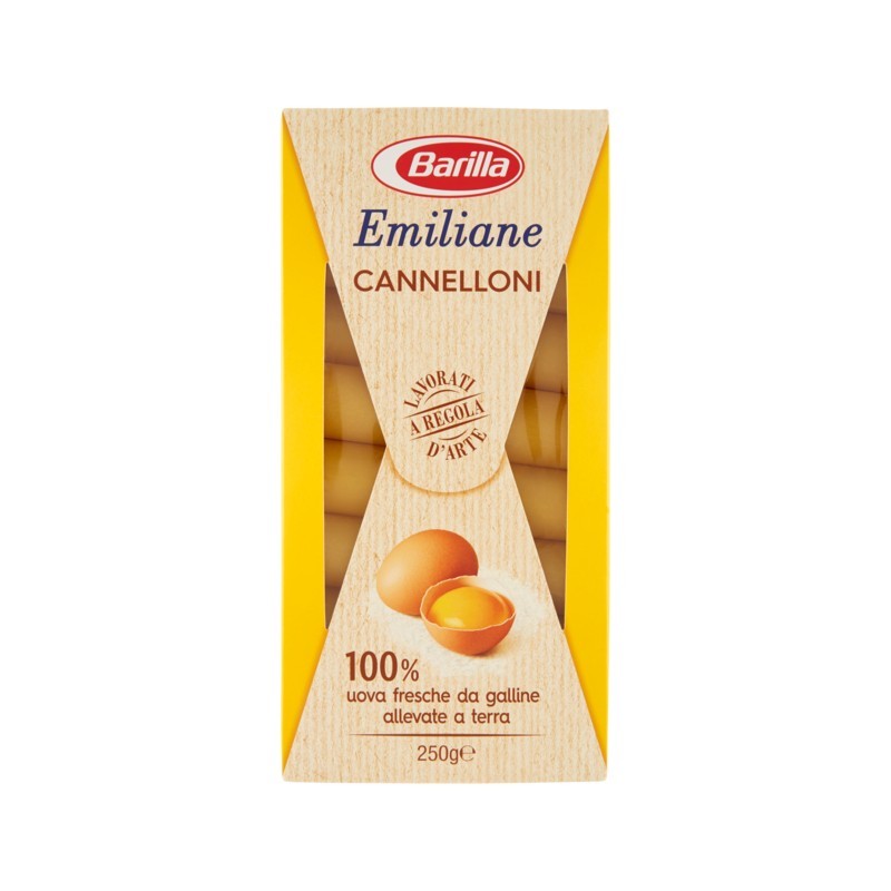 8076809519649 Barilla Emiliane 188 Cannelloni All'uovo 250gr