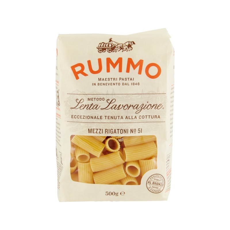 Rummo 051 Mezzi Rigatoni 500gr