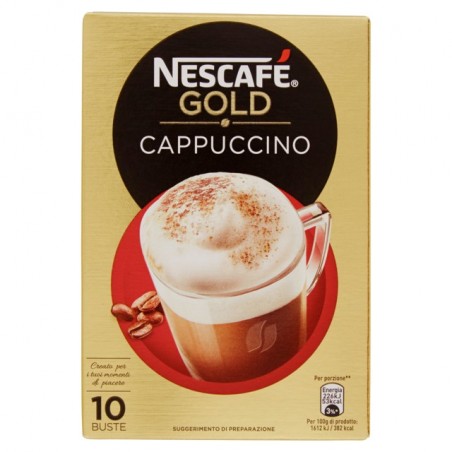 3033710047765 Nescafe' Cappuccino 10 Bustine 140gr