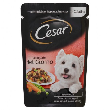 5900951253539 Cesar Delizie Del Giorno Manzo 100gr