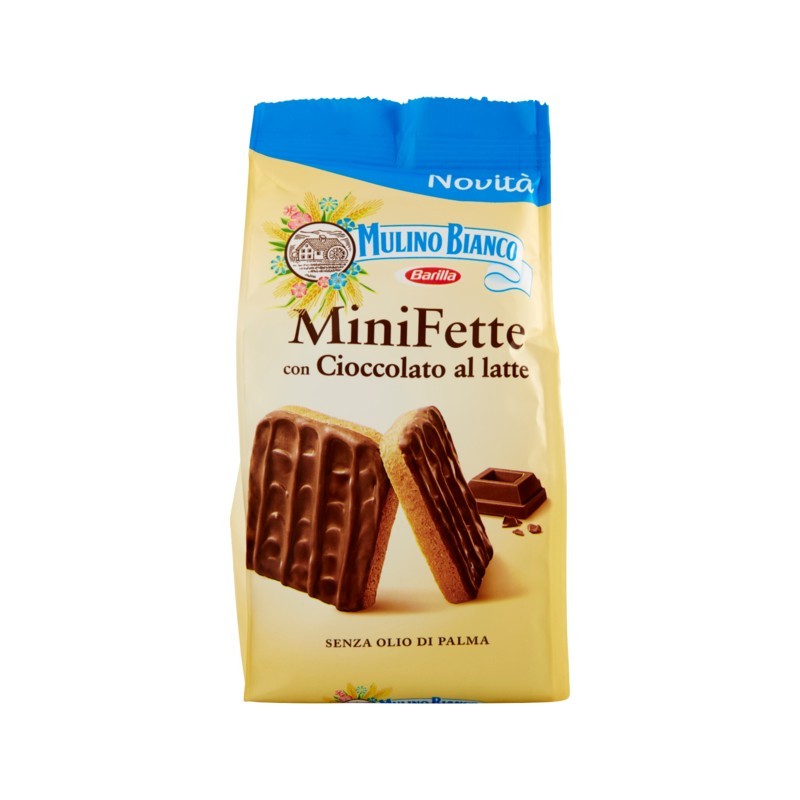 Mulino Bianco Mini Fette Cioccolato Latte 110gr