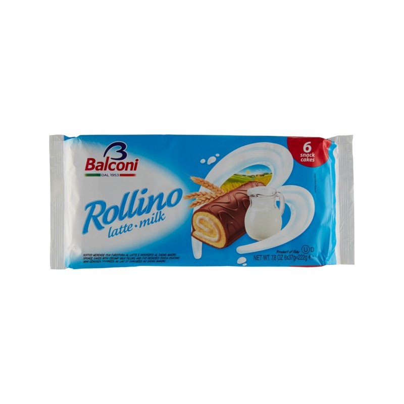 8001585001323 Balconi Rollino Latte 6x37gr