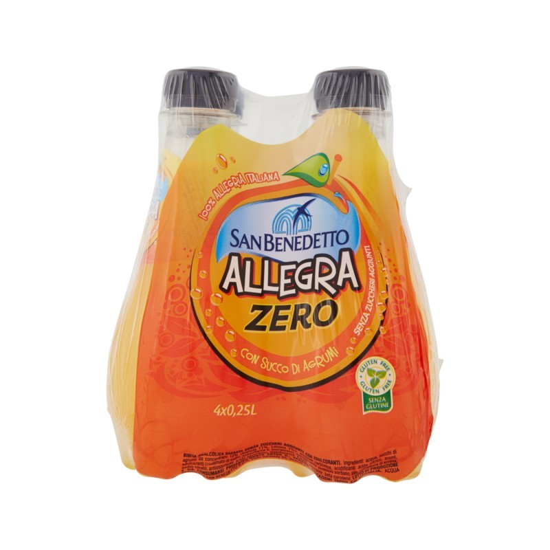 San Benedetto Zero Allegra Pet 4x250ml