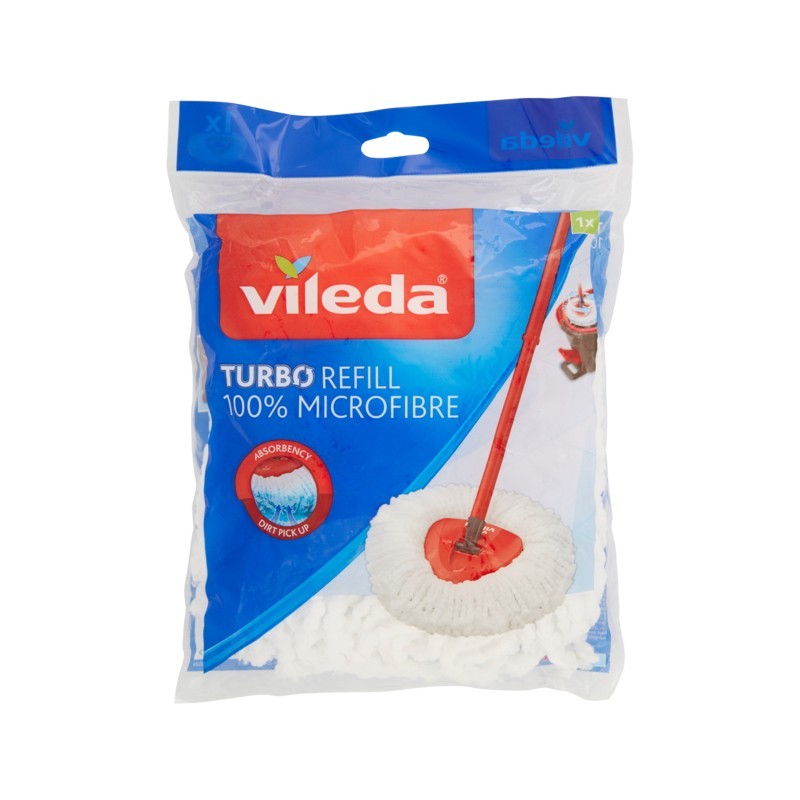 Vileda Turbo Fiocco Ricambio Microfibra 1pz