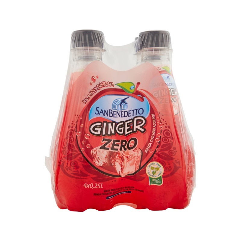 San Benedetto Zero Ginger Pet 4x250ml