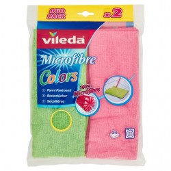 Vileda Pavimenti Microfibra Colors 2pz