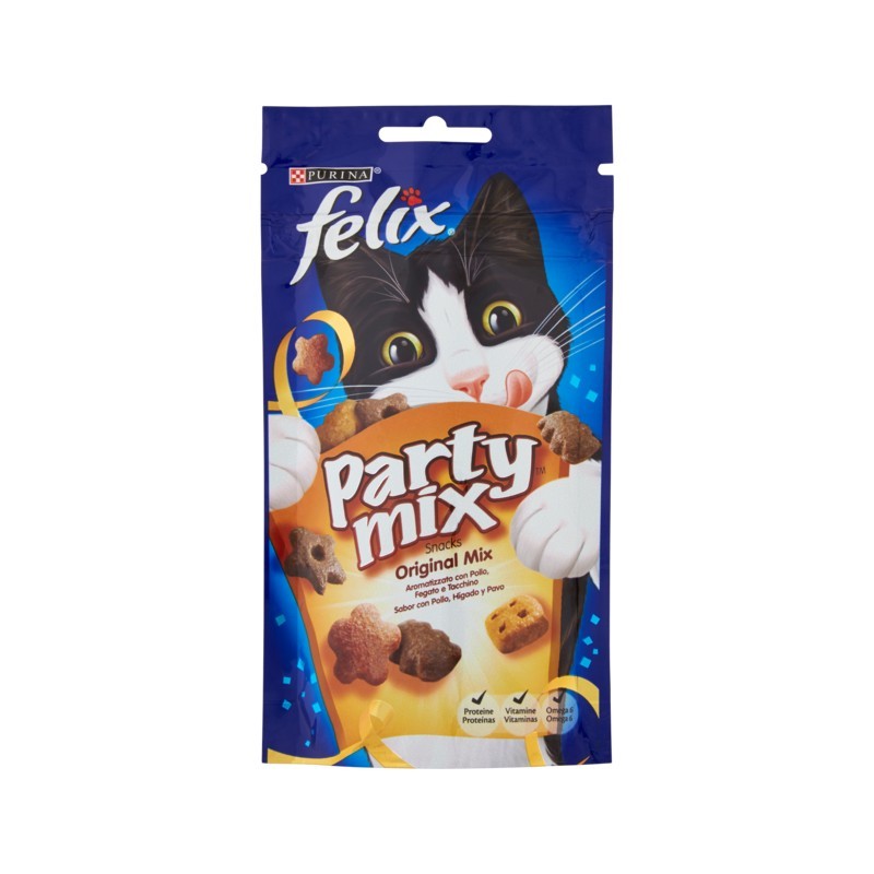 Felix Party Mix Pollo, Fegato E Tacchino 60gr