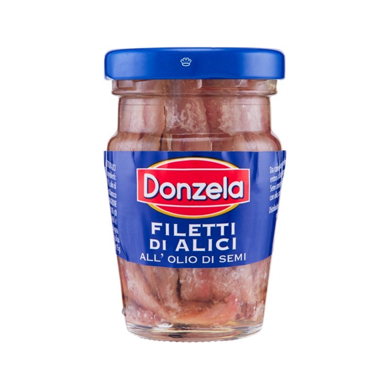 Donzela Filetti Di Alici All'olio Di Semi Vasetto 80gr