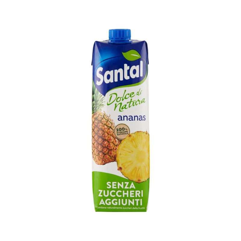 8002580001684 Santal Succo Dolce Di Natura Senza Zuccheri Ananas 1000ml