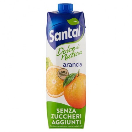 8002580001691 Santal Succo Dolce Di Natura Senza Zuccheri Aggiunti Arancia 1000ml