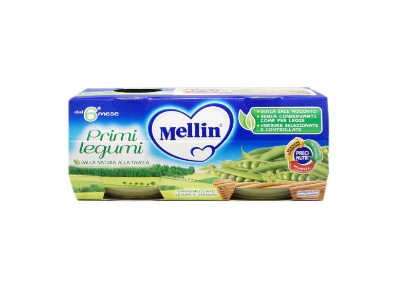 Mellin - Omogeneizzato Primi Legumi Confezione 2X80 Gr Petrone Online