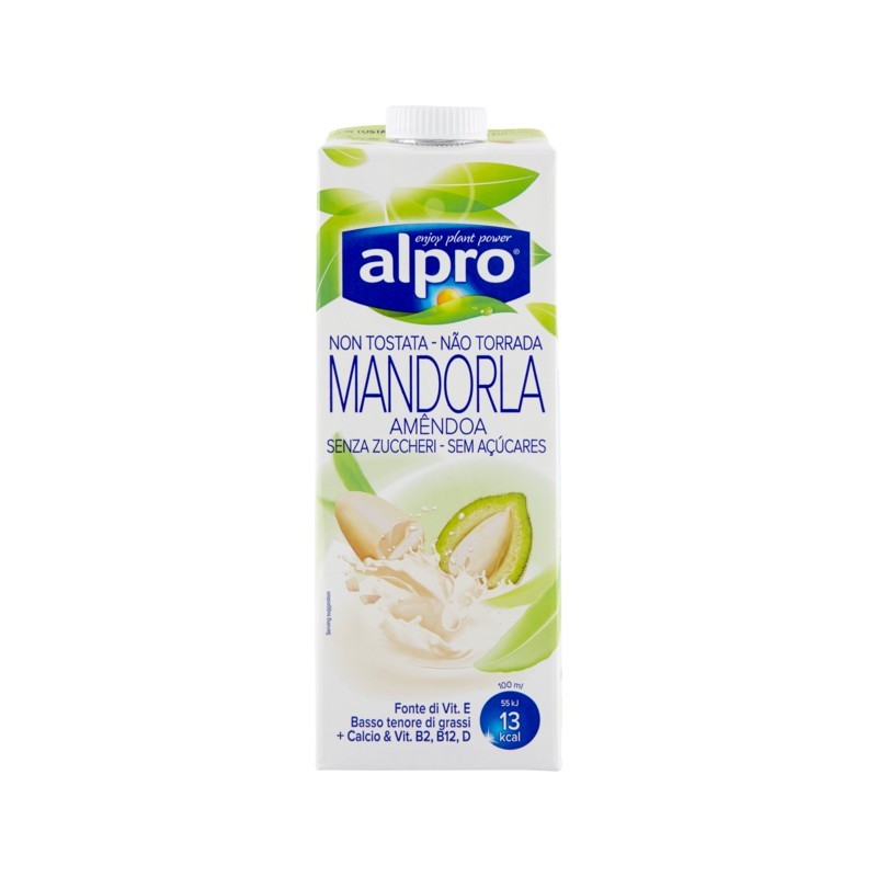 Alpro Drnik Mandorla Non Tostata Senza Zucchero 1000ml