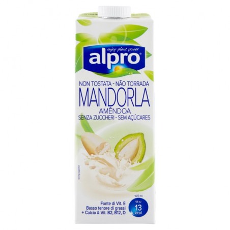 5411188122661 Alpro Drnik Mandorla Non Tostata Senza Zucchero 1000ml