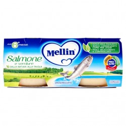 Mellin Omogeneizzato Salmone 2x80gr