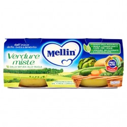 5900852021824 Mellin Omogeneizzato Verdure Miste 2x80gr