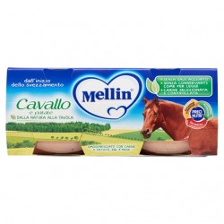 5900852021978 Mellin Omogeneizzato Cavallo Con Patate 2x80gr