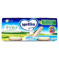 Mellin Omogeneizzato Trota 2x80gr