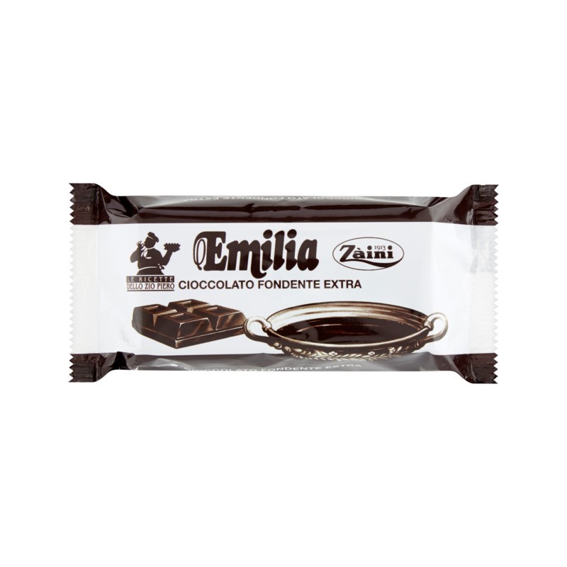 Zaini Emilia Cioccolato Fondente 200gr