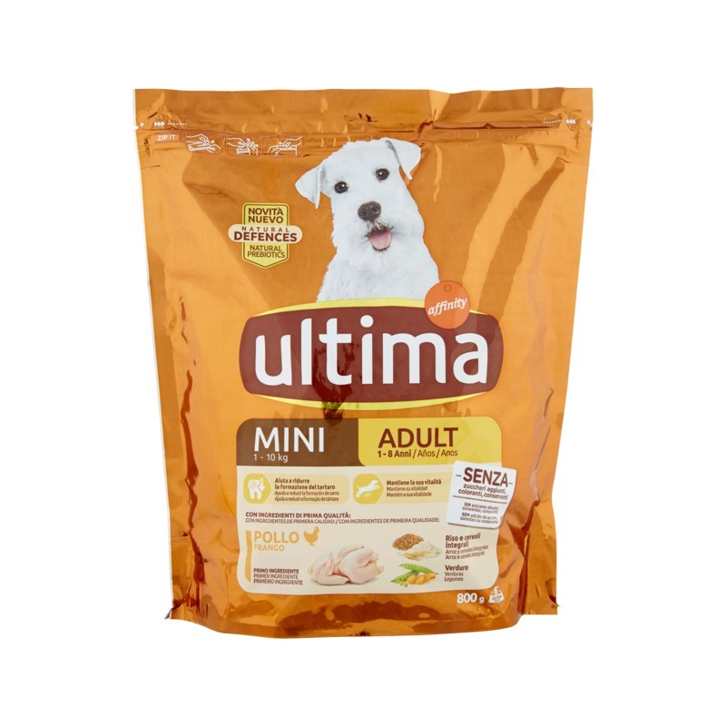 Ultima Dog Crocchette Mini Adult Pollo 800gr