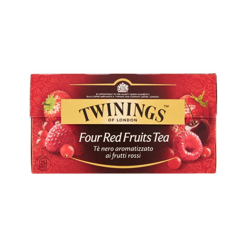 Twining Four Red Fruits Tea 25x2gr