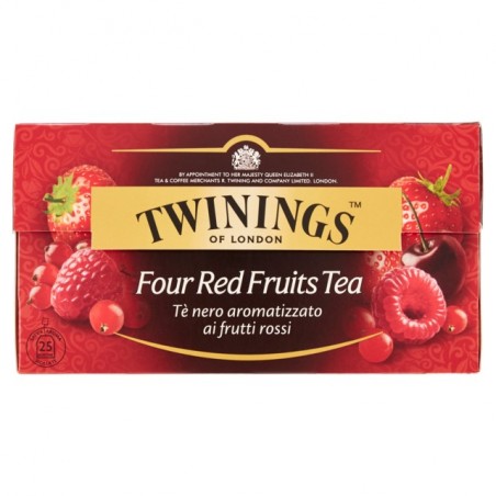 0070177025953 Twining Four Red Fruits Tea 25x2gr