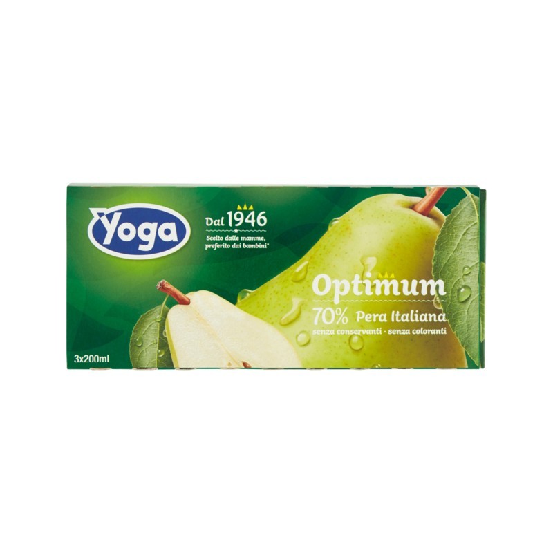 8001440114151 Yoga Optimum Succo Pera 3x200ml